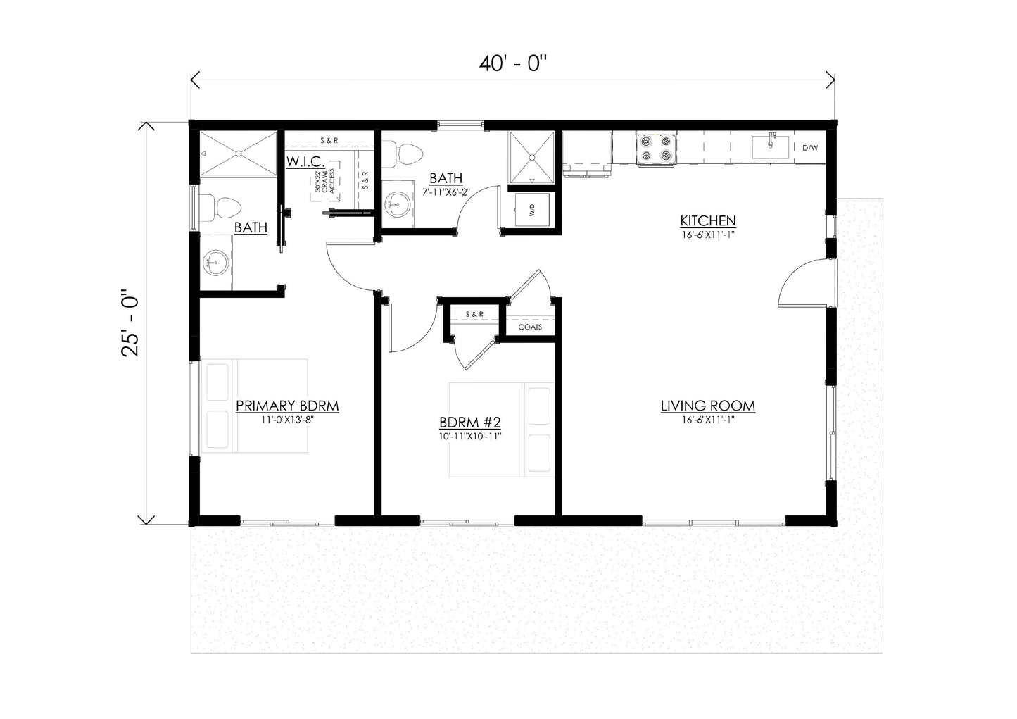 Modern ADU House Plan #24001